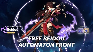 Get your Free Beidou, Thunder Sojourn Automaton Front Final Event | Genshin Impact Oceanlord