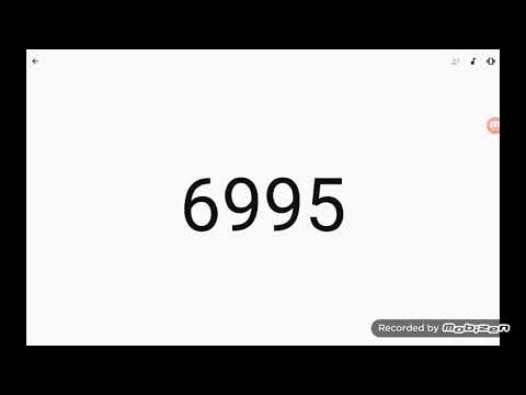 Challenge countdown from 7400