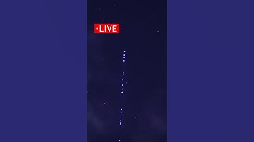 Watch The SpaceX Starlink Train  #shorts