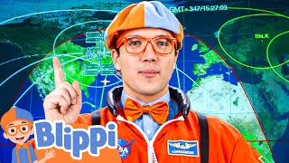 astronaut blippi learns space vehicles blippi learns learn