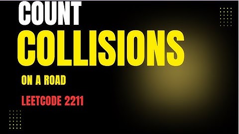 Count Collisions on a Road |Leetcode 2211|daily leetcode problem | leetcode potd |two pointer DSA