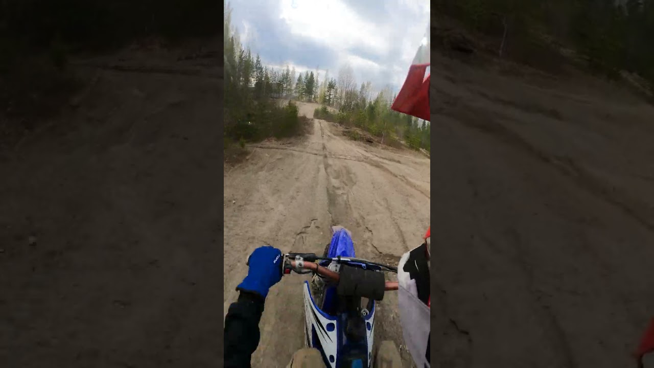 YZ250 Pätkää pikkumontulla