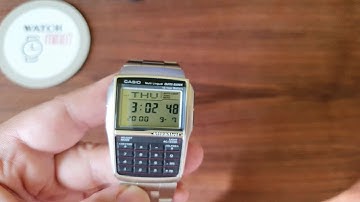 Casio Vintage Collection Data Bank/Calculator watch DBC-32D-1AES, UNBOXING, 4K