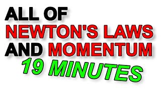 A Level Physics Revision All Of Newtons Laws Impulse And Momentum