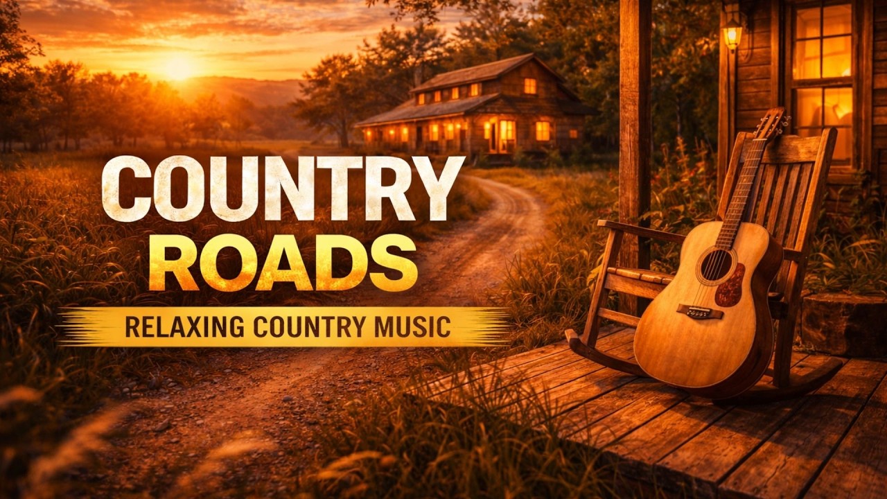 Country Roads Forever | Peaceful Country Music to Relax & Dream | Backroad Country