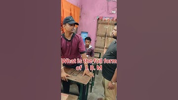 what is the full form of I. B. M? #shotrs #viral# youtube #computer# education #shortvideos