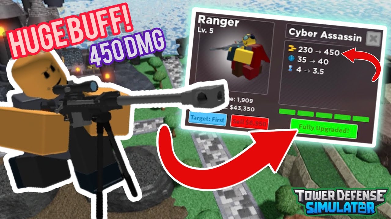 Ranger Got BUFFED… It’s ACTUALLY OP! 💪 | Tower Defense Simulator - YouTube