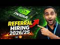 Urgent Referral Hiring | Nvidia, Shell &amp; Global Login Hiring | Batch 2026/2025