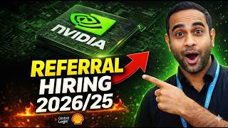Famous Urgent Referral Hiring | Nvidia, Shell & Global Login Hiring | Batch 2026/2025 Net Worth
