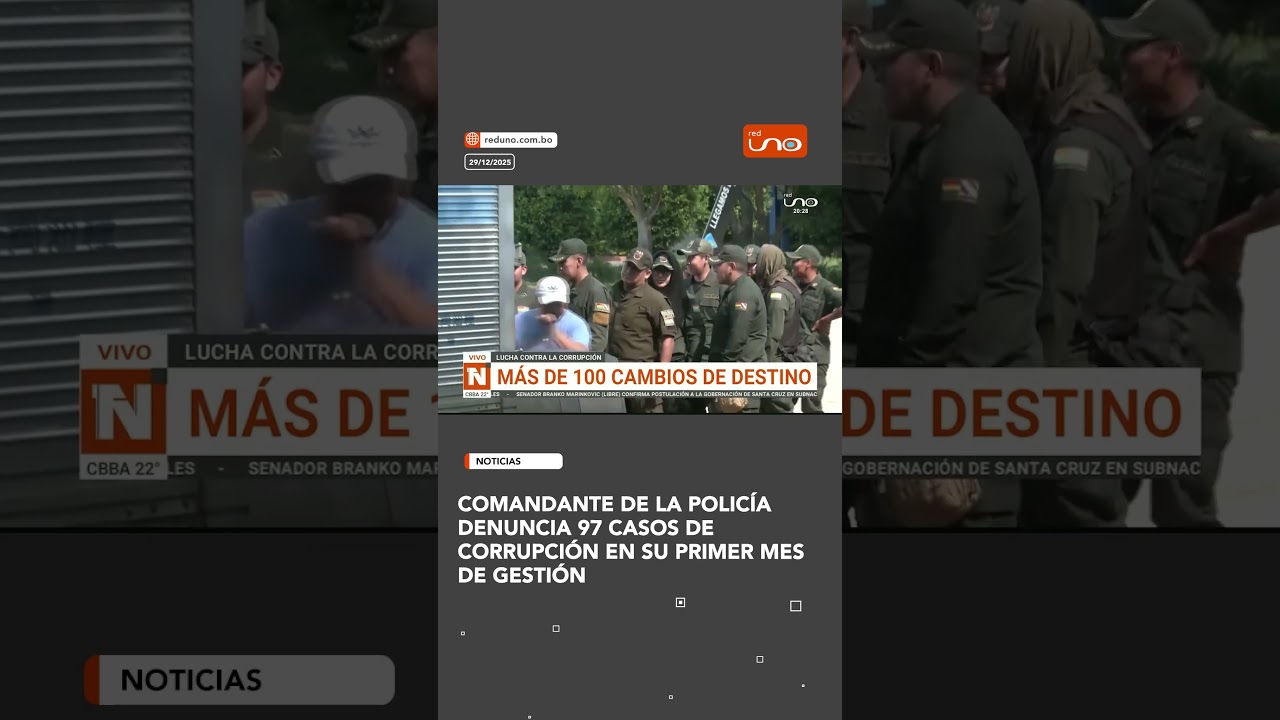 Comandante de la Policía denuncia 97 casos de corrupción en su primer mes de gestión