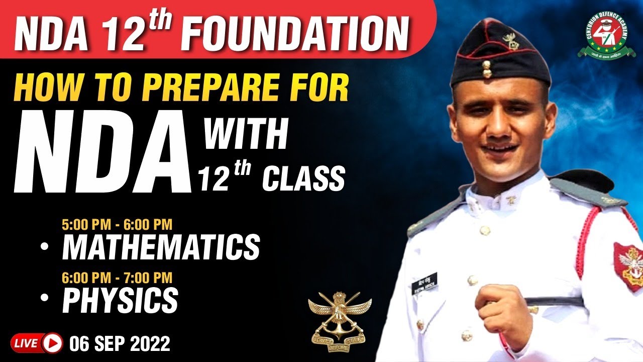 How to Prepare Mathematics and Physics for NDA with 12th Class?| NDA ...