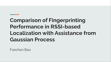 Compare Fingerprinting Performance in RSSI-based Localization with Assistance from Gaussian Process