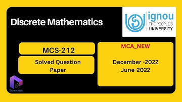 Mcs-212 Solved Question Paper (December & June 2022 Exam) || DalalTechnologies || WaveArt