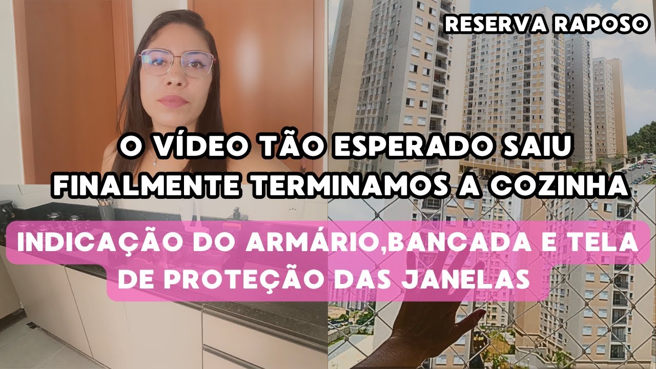 ESTÁ FICANDO TUDO LINDO - COZINHA MODULADA - APARTAMENTO RESERVA RAPOSO.