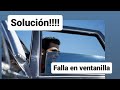 Falla en ventanilla del auto. Acá la solución
