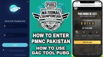 HOW TO USE GAC TOOL PUBG MOBILE | HOW TO ENTER MATCH IN PMNC PAKISTAN | HOW TO PLAY PMCO & PMPL