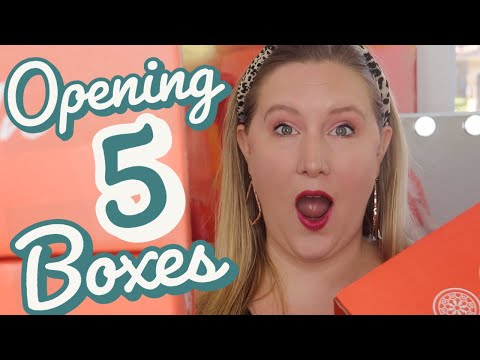 GlobeIn Artisan Box Unboxing | Opening FIVE Boxes!