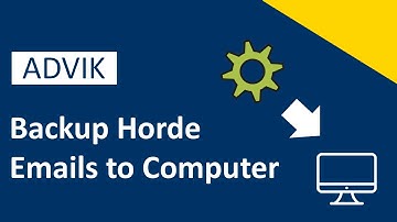 How to Backup Horde Emails to Computer With Attachments?