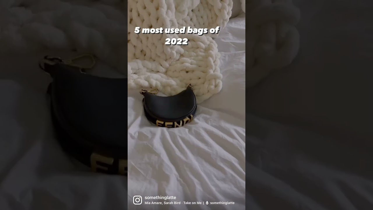 My most used bags in 2022🖤