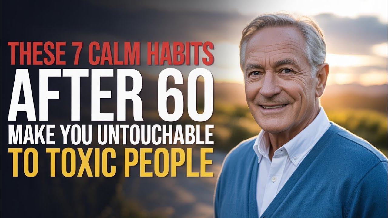 “These 7 Calm Habits After 60 Make You Untouchable to Toxic People ...