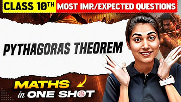 PYTHAGORAS THEOREM FOR CLASS 10 MH BOARD MATHS PAPER 1 | Maths Most Important Questions 💯