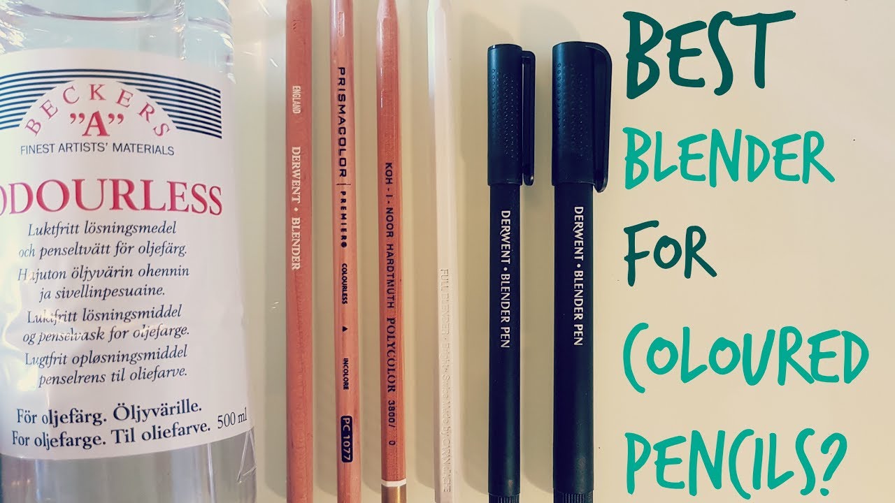Coloured Pencil Blender Review & Comparison YouTube