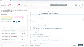 【每日一题】1562. Find Latest Group of Size M, 8/23/2020