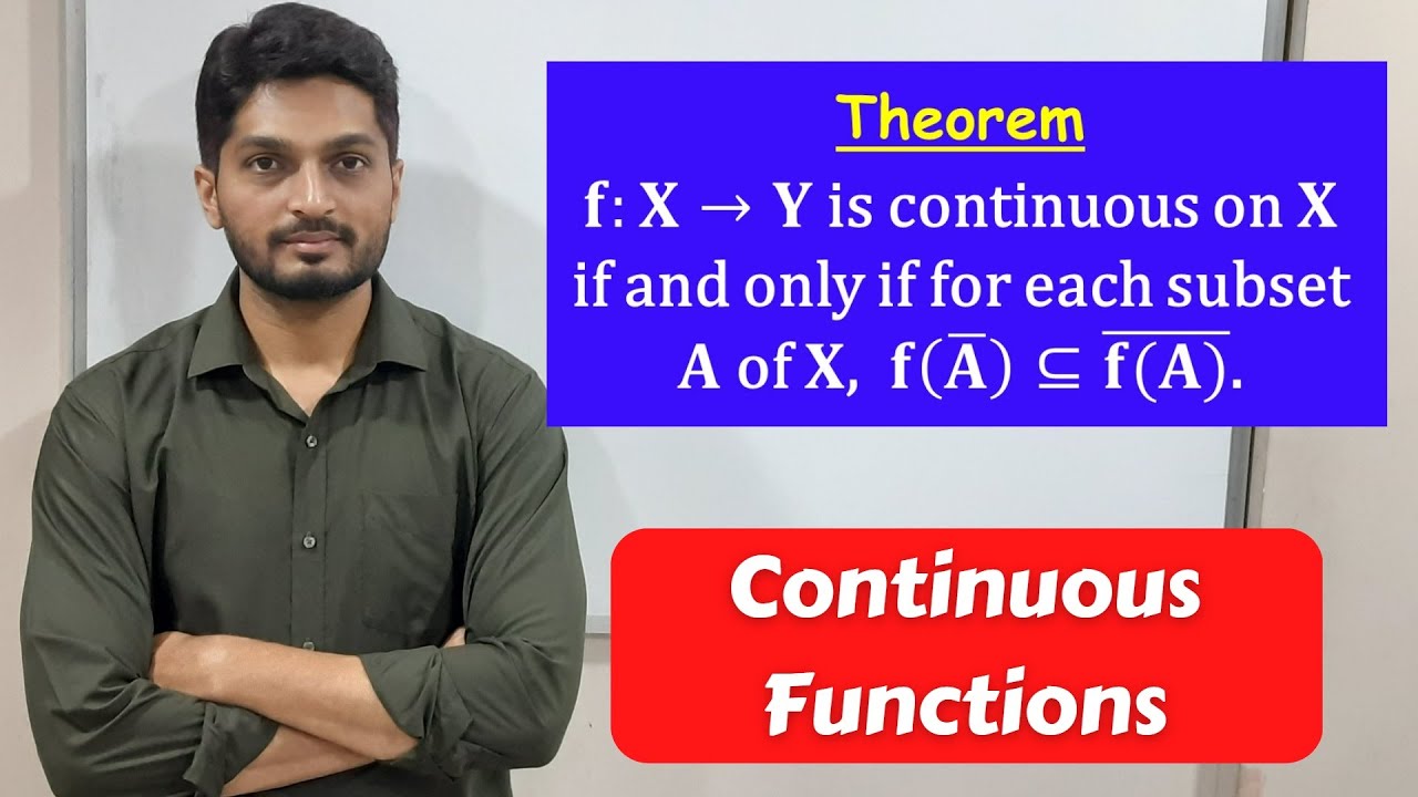 Result of Continuous function | L5 | TYBSc Maths | Continuous Functions ...