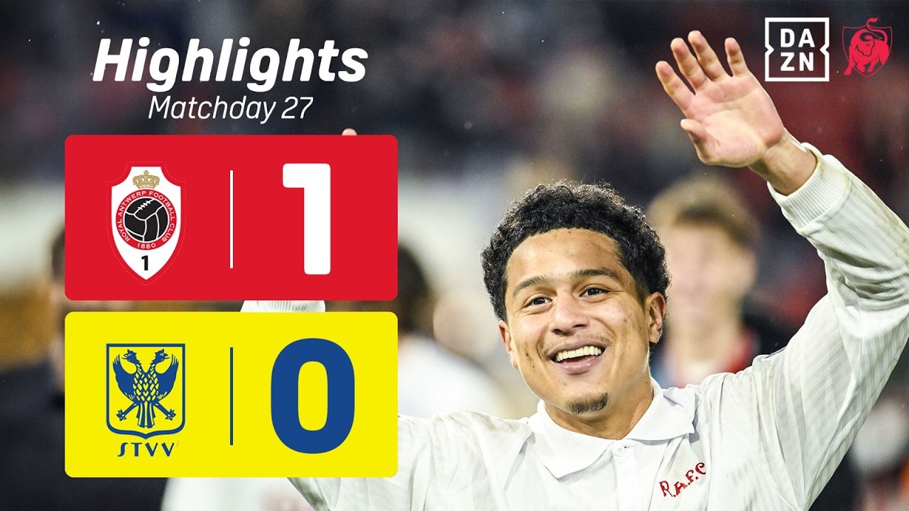 L'Antwerp décroche sa première victoire en #JPL depuis fin janvier ! 🔴⚪ | Royal Antwerp FC - STVV