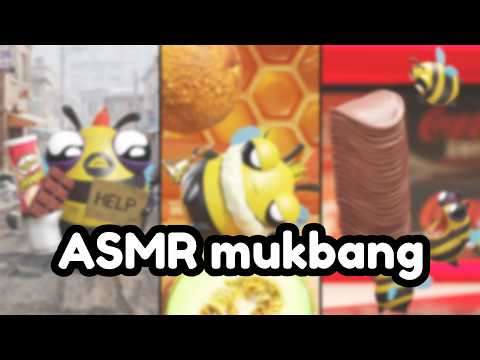 [ASMR] Eating emoticons in <strong>order</strong> 3 #bee #mukbang #honeybee