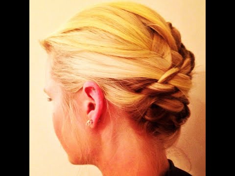 Quick & Easy Soft Braided Hair Updo - 'The Braided Butterfly' - The Mane Event