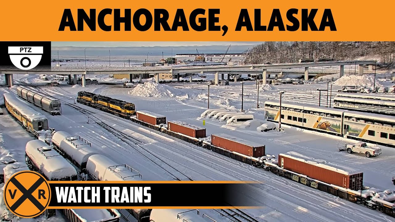 Anchorage, Alaska, USA | LIVE Train Camera (PTZ)