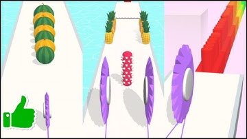 Twin Slicer - All Levels Gameplay Android, iOS @AndroidiosGamingChannel @999_Cutting