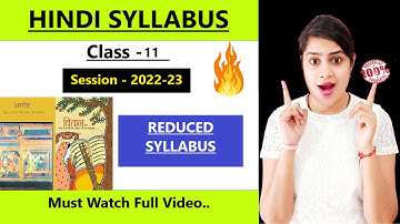 Class 11 hindi syllabus 2022-23 | Class 11 Hindi Core Syllabus 2022-23 | aaroh, vitan syllabus