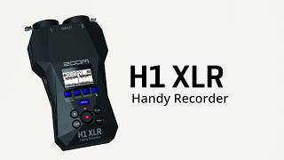 XLR・TRSフォーン入力2chハンディレコーダー【H1 XLR】 | ZOOM STORE