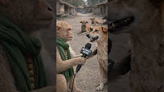 गांव में विकास #monkeynews #ai #aivideo