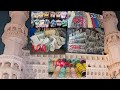 Charminar street shopping vlog jewellery kurti sets bangles handbags 