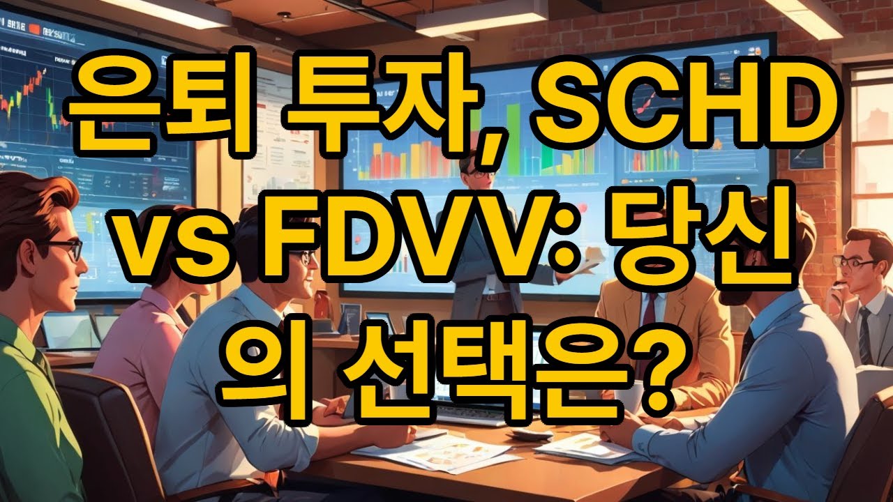 “SCHD vs FDVV, 은퇴 준비와 배당 투자에 더 나은 선택은 무엇일까?”