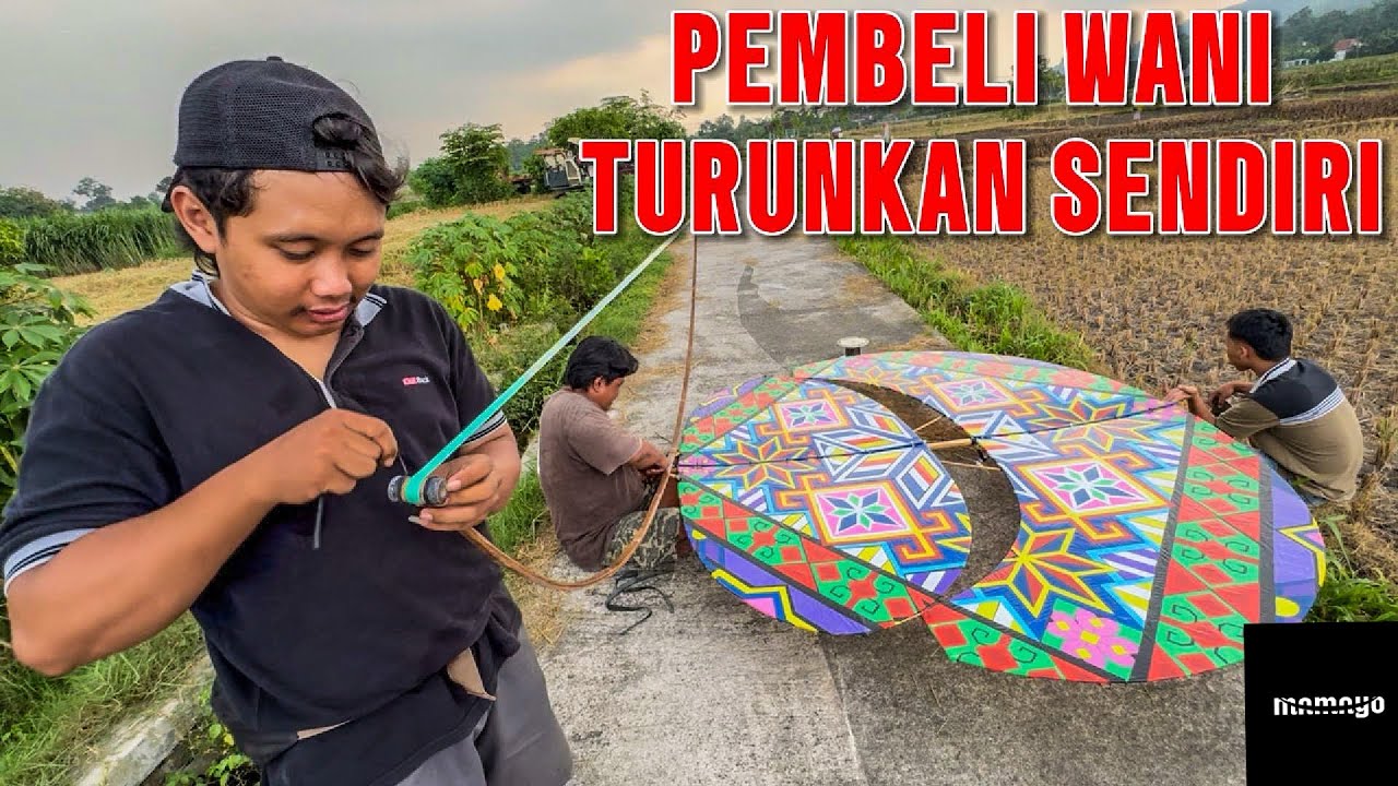 PEMBELI LAYANGAN GAPANGAN NAIK SEPEDA ONTEL DARI KOTA SEBELAH
