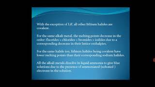 S block elements part 2