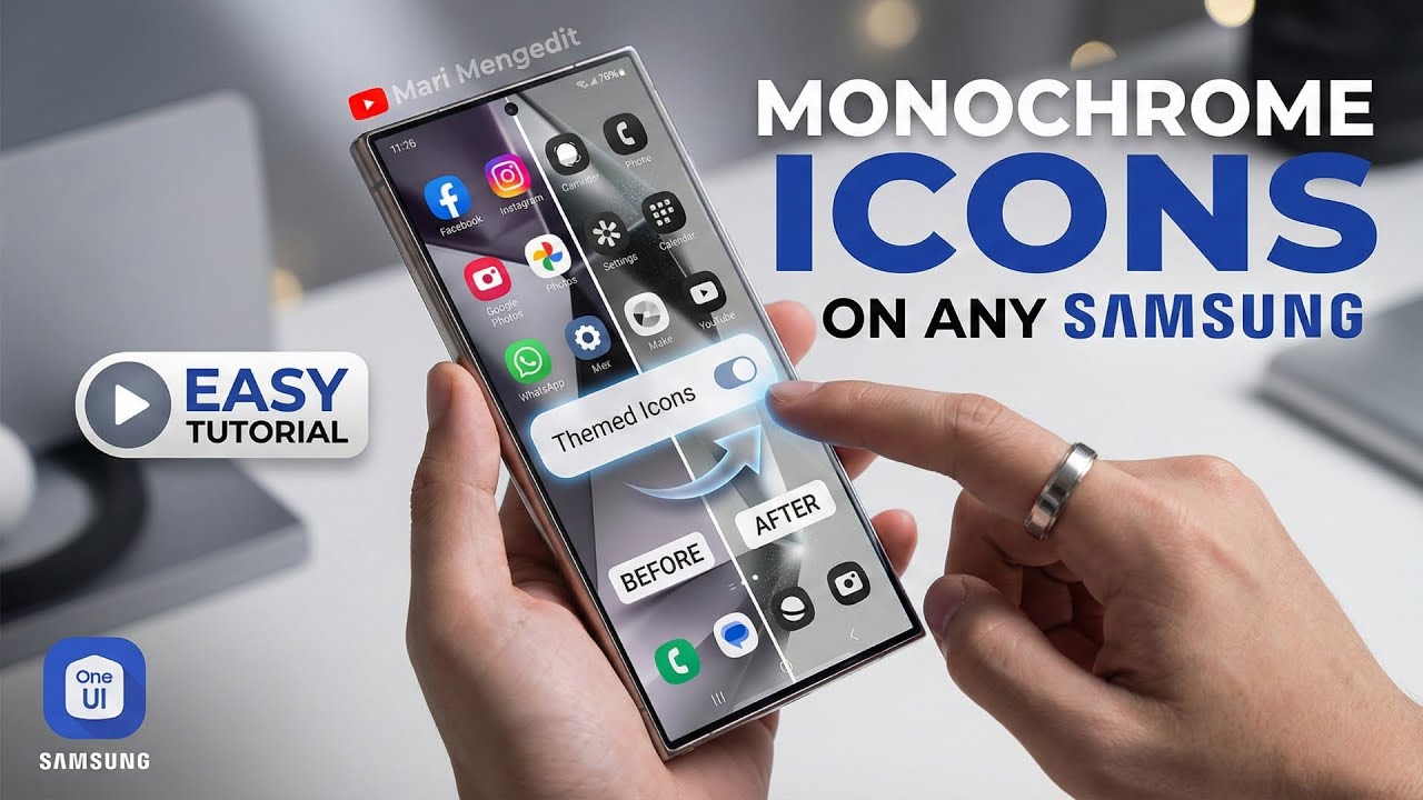 Я сменила значки приложений на Samsung на монохромные… И теперь я от них в восторге!