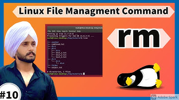 Rm Command in Linux Hindi | #rm | Linux File Management  Commands | Linux Command | Class #10