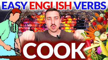 Learn Easy English Verbs: COOK 👨‍🍳🍳 English Comprehensible Input Beginner Lesson | Natural Approach