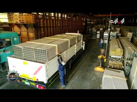 مرحلة الإنتاج الأخيرة في مصنع الجابر لسحب الالمنيوم صنع في الإمارات