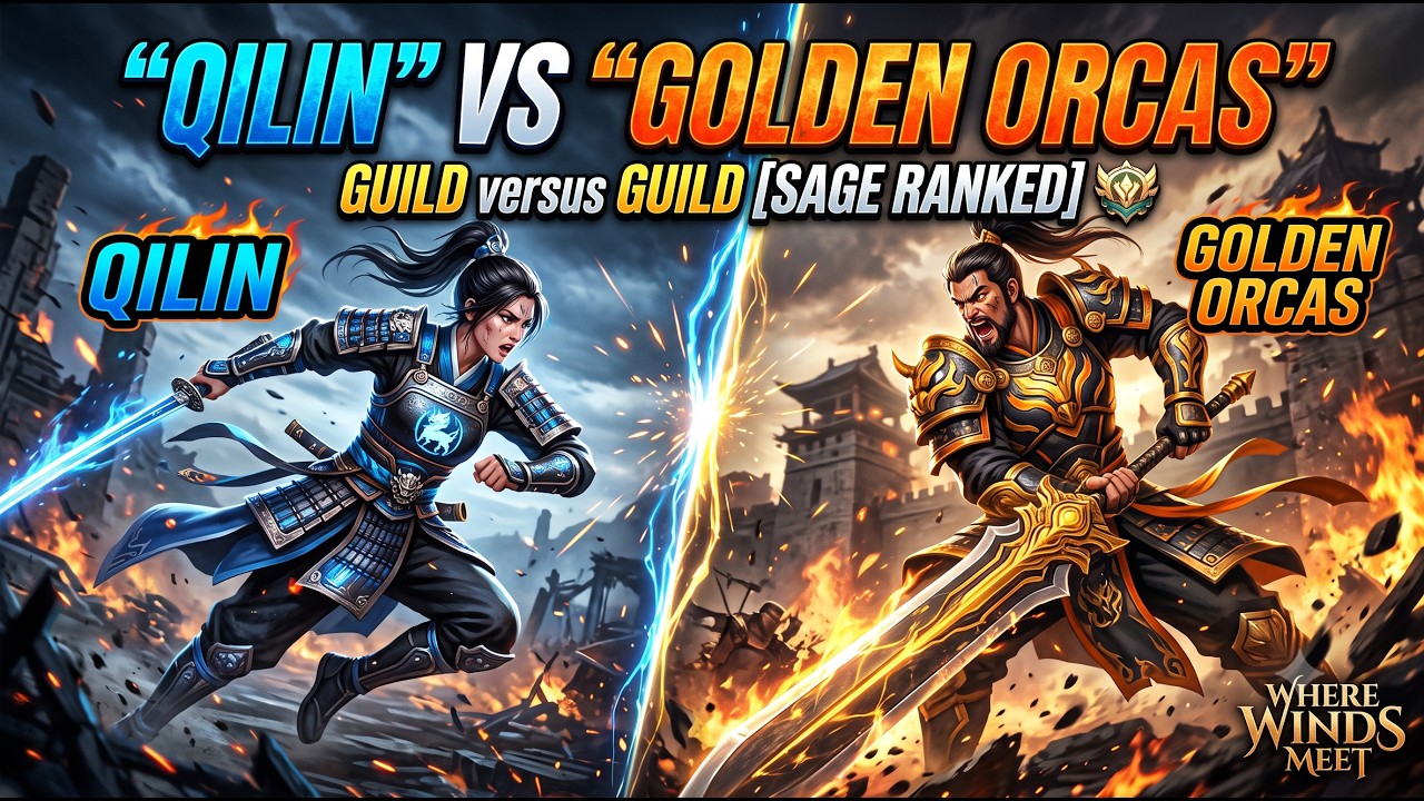 Qilin VS GoldenOrcas GVG PVP Where Winds Meet