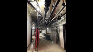 Walk down of the pipe we hung #construction #union #pipefitting #hvac #welding