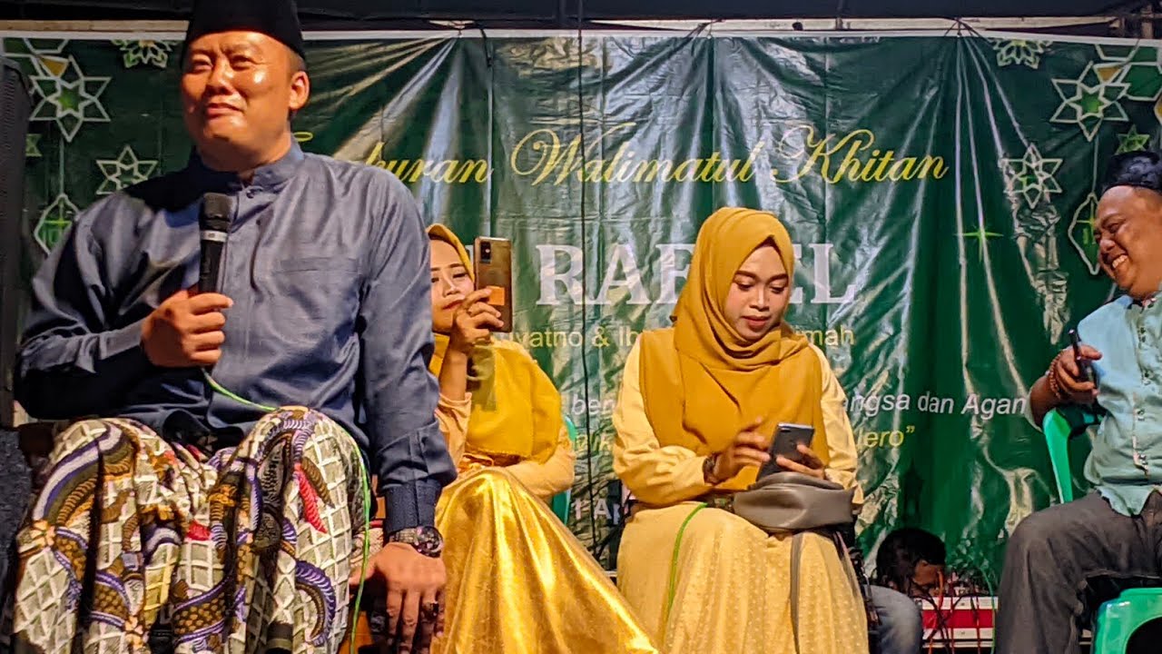 KH MUSTAGHFIRIN EL SIROJ - MAIDHOH HASANAH || TASYAKURAN WALIMATUL KHITAN ALIF RAFAEL