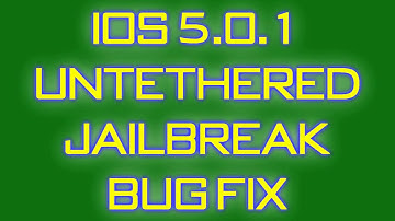 BUGFIX² Jailbreak Untethered iOS 5.0.1 iPhone 4/3GS iPod Touch 4G/3G iPad Redsn0w 0.9.10b3