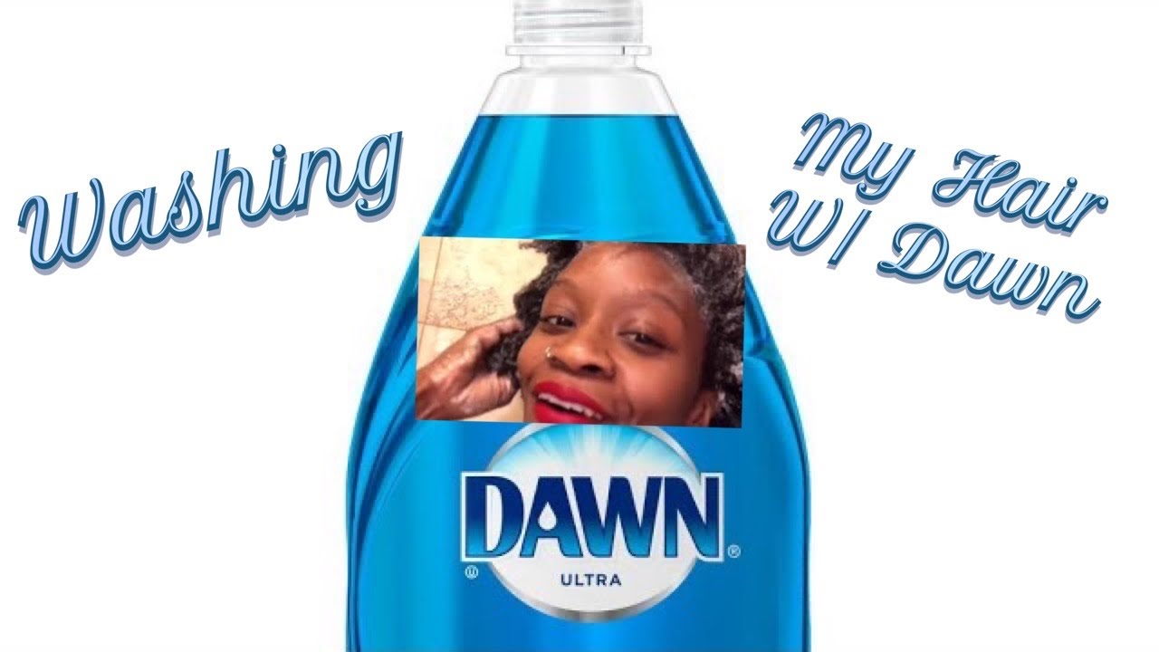 Washing my hair with Dawn Dish Soap 🧼!!!! YouTube