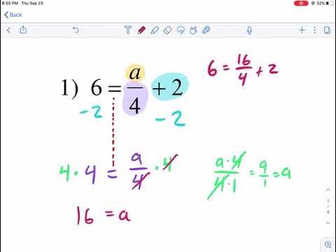 Kuta Tutorial: two-step equations - YouTube